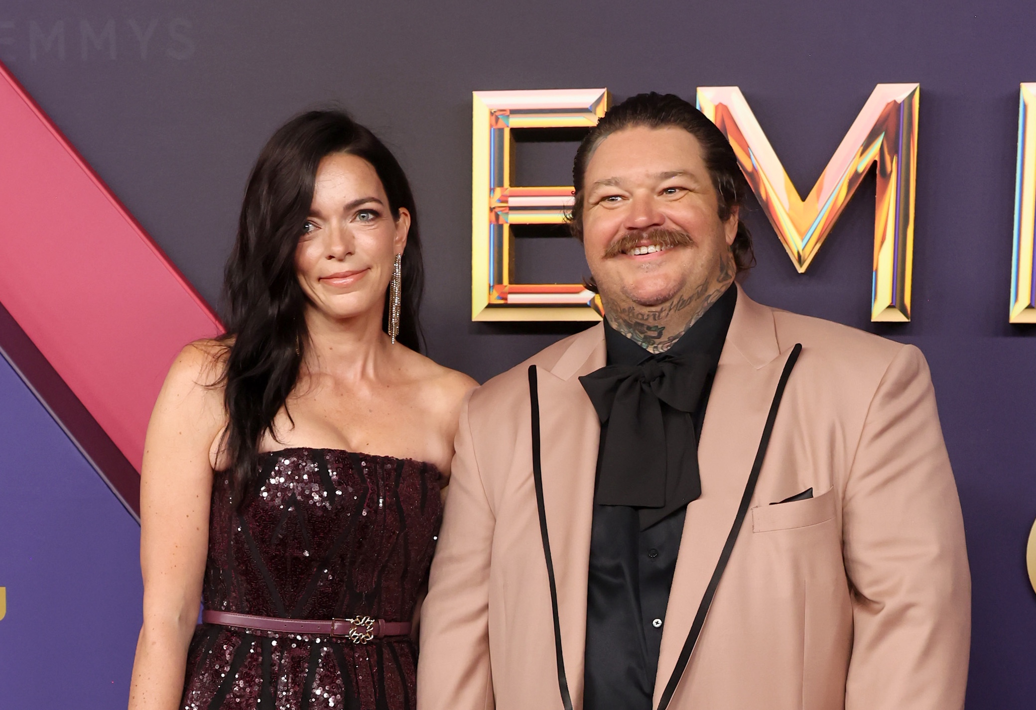 Trish Spencer and Matty Matheson attend the 76th Primetime Emmy Awards