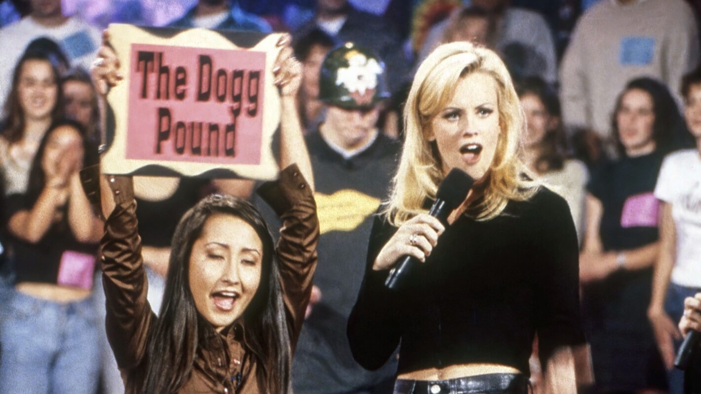 SINGLED OUT, contestant with Jenny McCarthy (right), 1995-97.