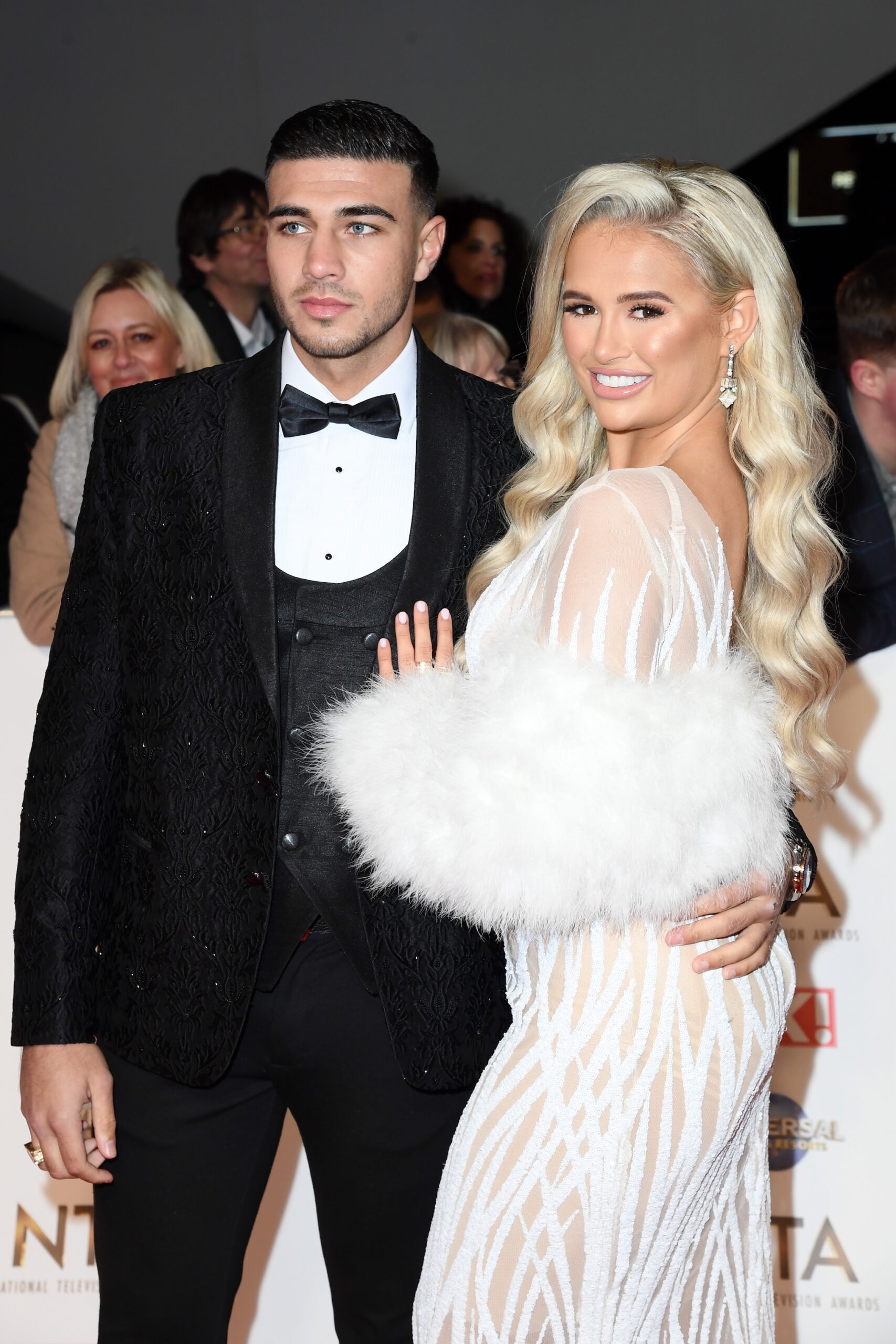 Tommy Fury and Molly-Mae Hague attend the National Television Awards 2020 at The O2 Arena on January 28, 2020 in London, England.