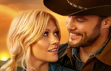 Katherine McNamara and Dennis Andres in 'Montana Mavericks'