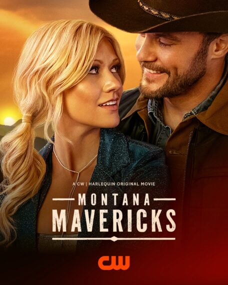 Katherine McNamara and Dennis Andres in 'Montana Mavericks'