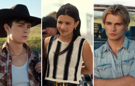 Ashby Gentry, Nikki Rodriguez, Noah Lalonde in 'My Life With the Walter Boys' Season 2
