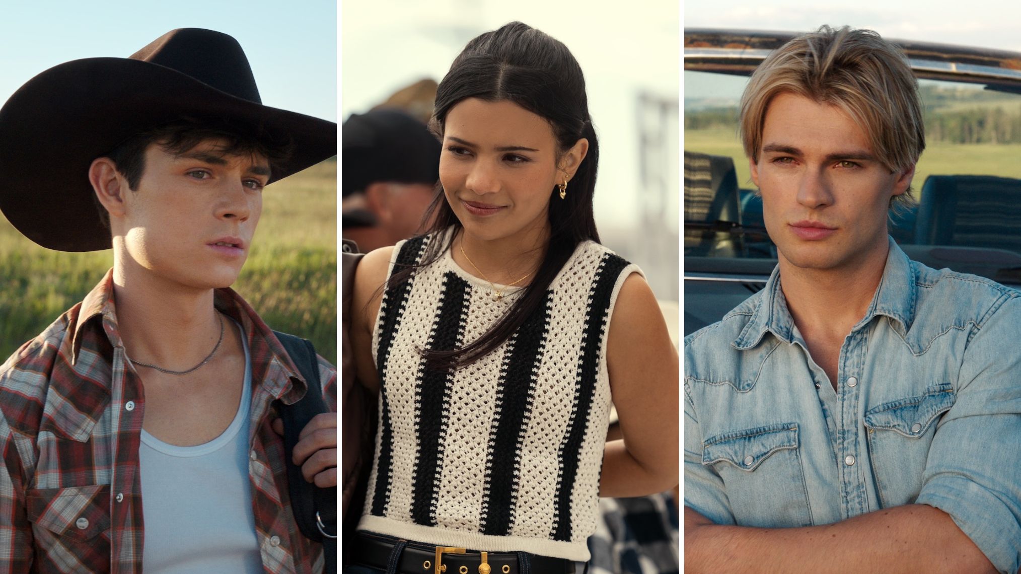 Ashby Gentry, Nikki Rodriguez, Noah Lalonde in 'My Life With the Walter Boys' Season 2