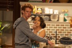 Niall Cunningham as Brady and Cree Cicchino as Luisa in 'And Just Like That' Season 1
