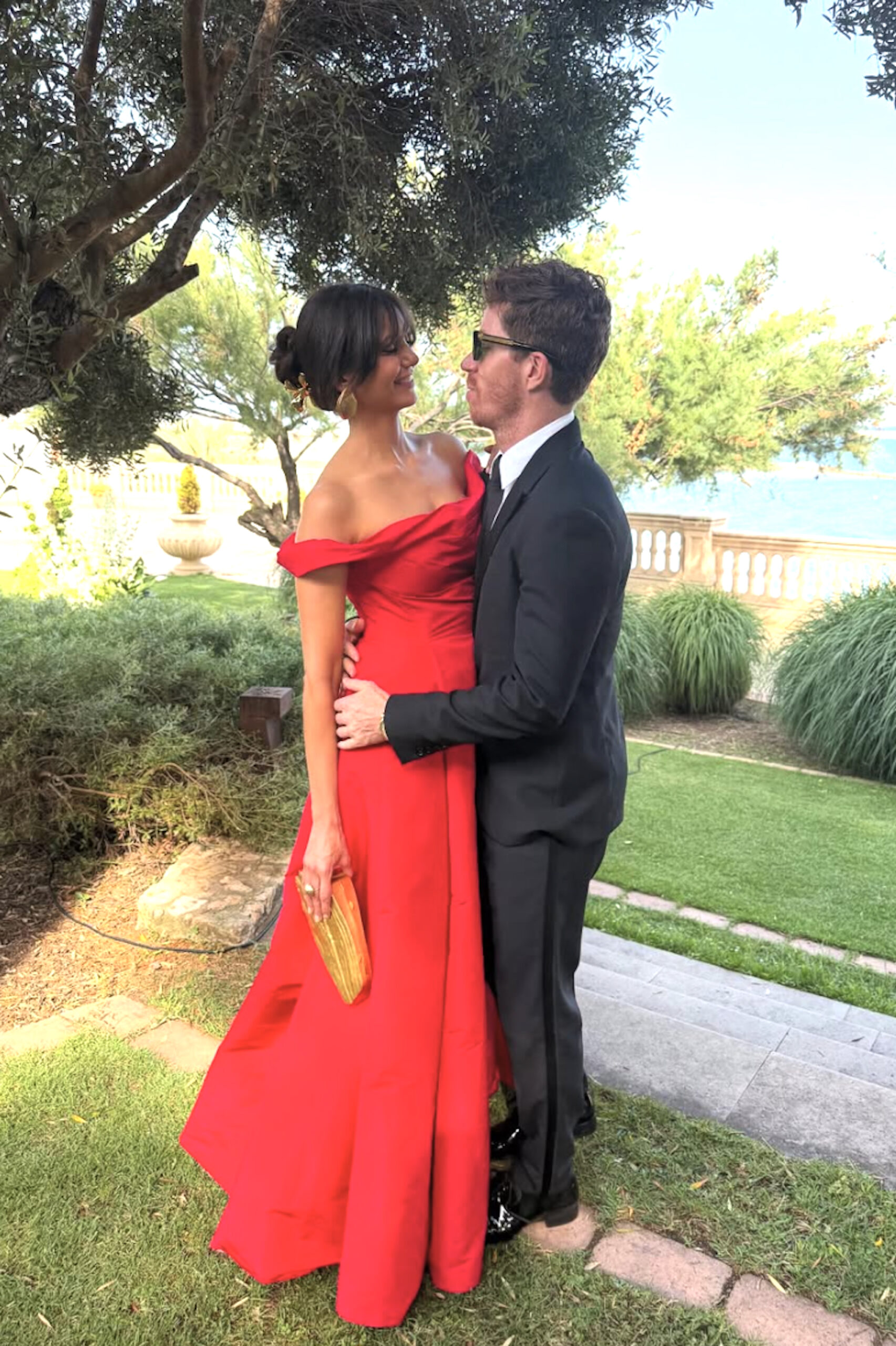 Nina Dobrev and Shaun White at Michael Trevino's wedding
