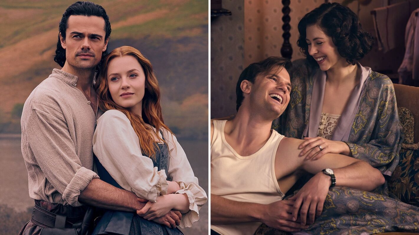 Jeremy Irvine, Hermione Corfield, Jamie Roy, and Harriet Slater for 'Outlander: Blood of My Blood'