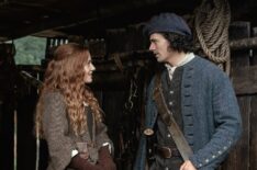 Harriet Slater and Jamie Roy in 'Outlander: Blood of My Blood' Season 1