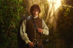 Sam Heughan as Jamie Fraser in 'Outlander'