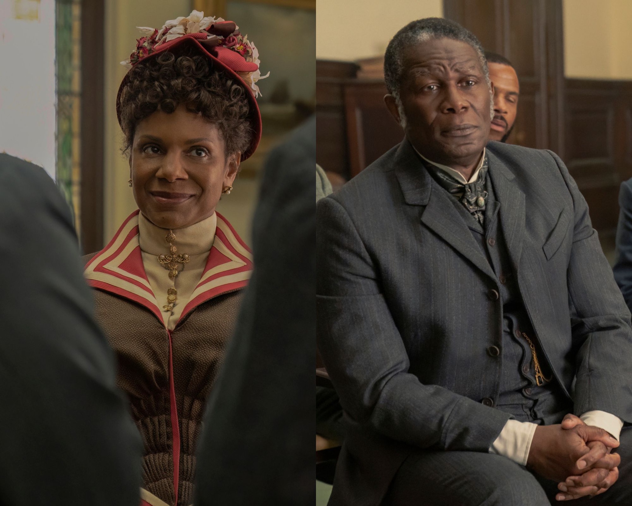 John Douglas Thompson and Audra McDonald as Arthur and Dorothy in 'The Gilded Age' Season 2