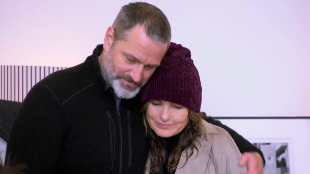 Peter Hermann and Mariska Hargitay in 'My Mom Jayne'