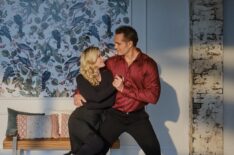 Alison Sweeney and Victor Webster as Hannah and Chad in 'Pie to Die For: A Hannah Swensen Mystery'