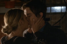Tyler Blackburn as Caleb and Ashley Benson as Hanna in 'Pretty Little Liars' Season 7 Episode 10