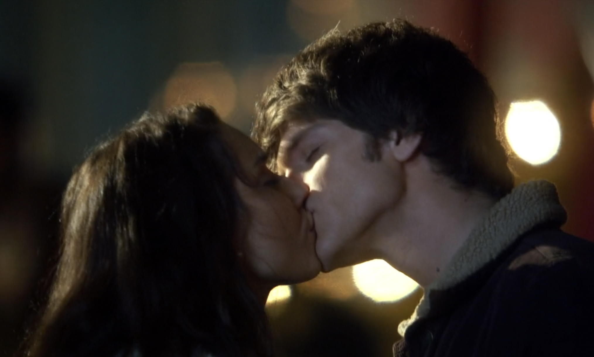 Troian Bellisario and Keegan Allen as Spencer and Toby in 'Pretty Little Liars' Season 1 Episode 21