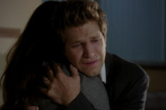 Keegan Allen as crying Toby in Pretty Little Liars - Season 7 Episode 13