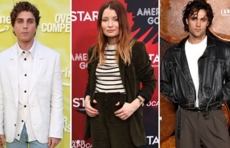 Emily Browning attends American Gods & Now Apocalypse Live Viewing Party, Lukas Gage attends the