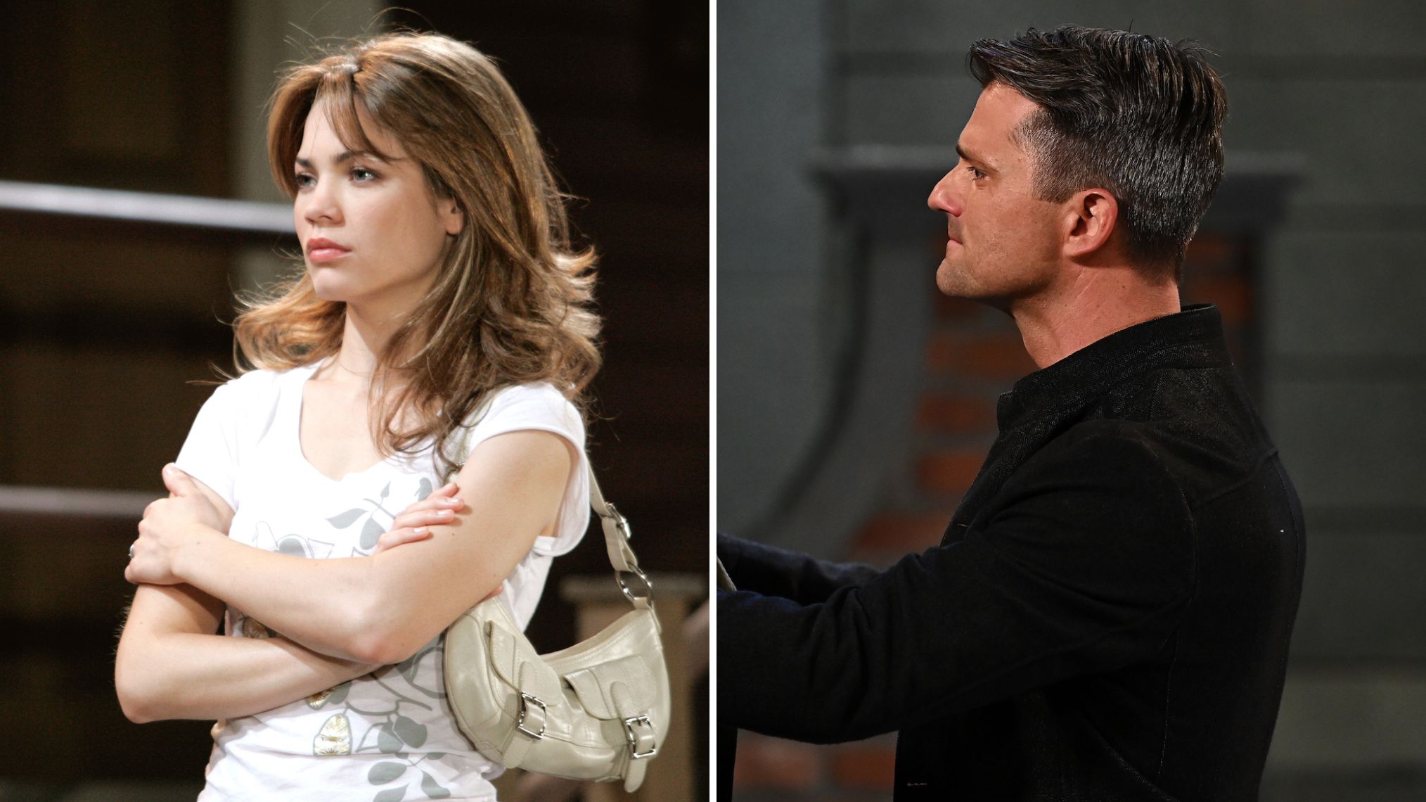 Rebecca Herbst and Chad Brannon as Liz and Zander on 'General Hospital'