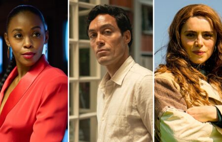 Nafessa Williams as Cameron, Alex Hassell as Rupert, Bella Maclean as Taggie — 'Rivals'