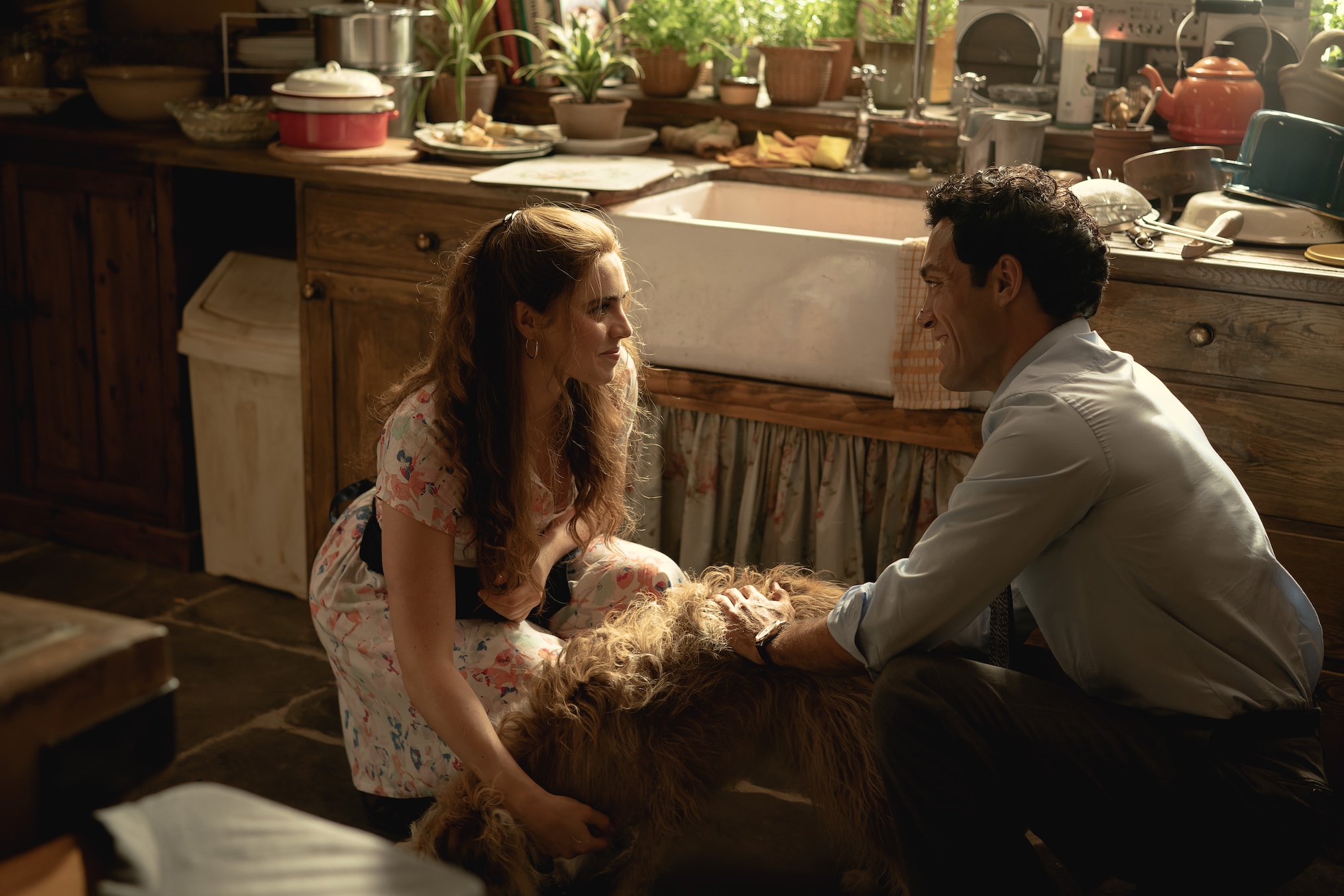 Bella Maclean as Taggie, Alex Hassell as Rupert — 'Rivals' Season 1 Episode 6