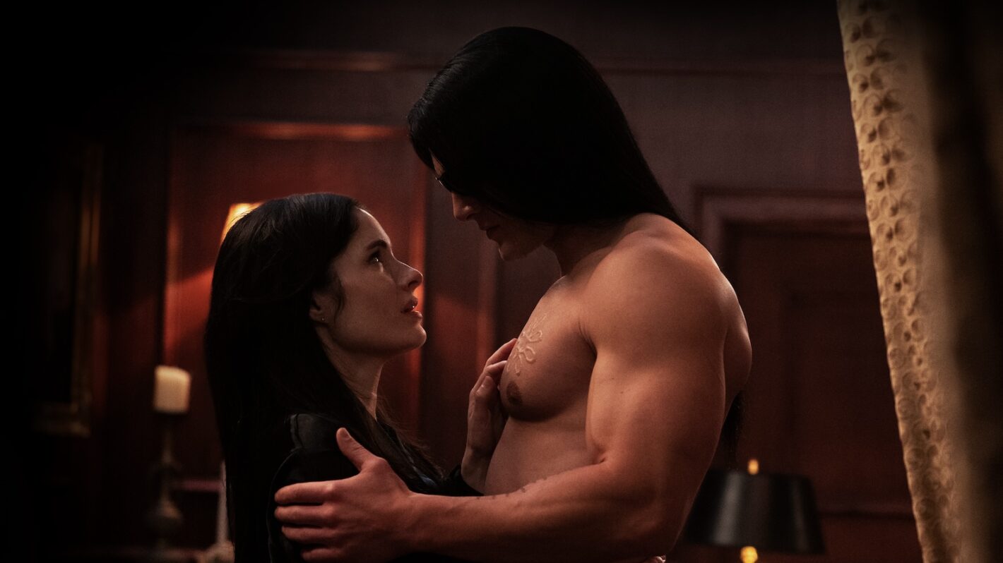 Olivia Applegate as Beth and Robert Maaser as Wrath in 'The Black Dagger Brotherhood'