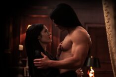Olivia Applegate as Beth and Robert Maaser as Wrath in 'The Black Dagger Brotherhood'