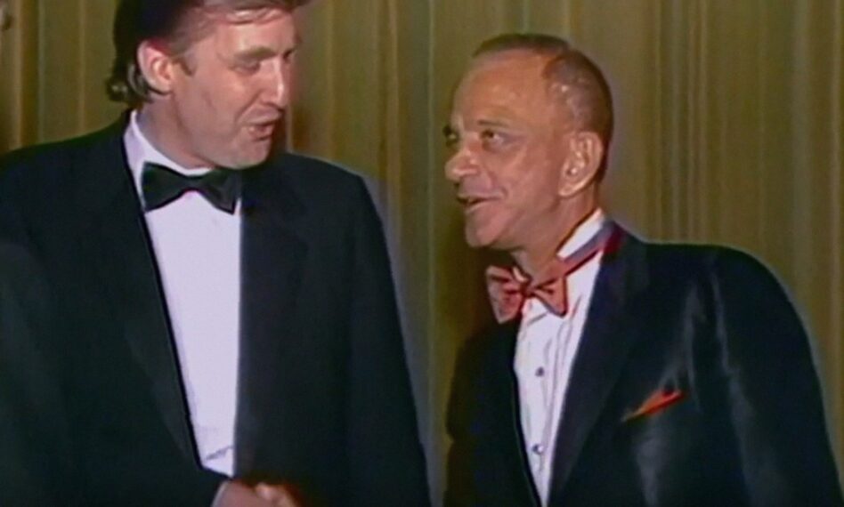 Donald Trump and Roy Cohn footage from 'Bully. Coward. Victim. The Story of Roy Cohn."