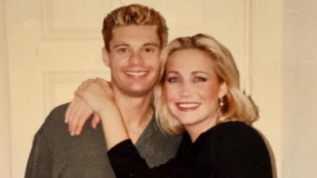 Andrea Canning and Ryan Seacrest in 1997 as roommates