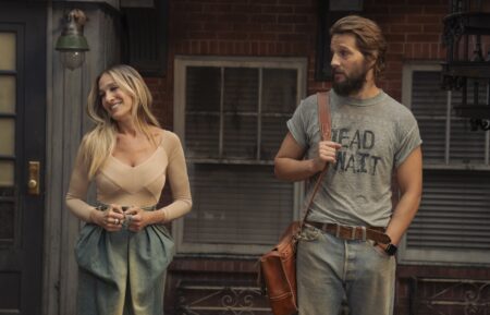 Sarah Jessica Parker and Logan-Marshall Green in 'And Just Like That' Season 3