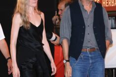 Sarah Pidgeon and Paul Kelly as JFK Jr and Carolyn Bessette are seen on the set of Ryan Murphy's 'American Love Story' in Downtown, Manhattan on June 18, 2025 in New York City.