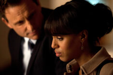 Tony Goldwyn as Fitzgerald 'Fitz' Grant and Kerry Washington as Olivia Pope in 'Scandal'