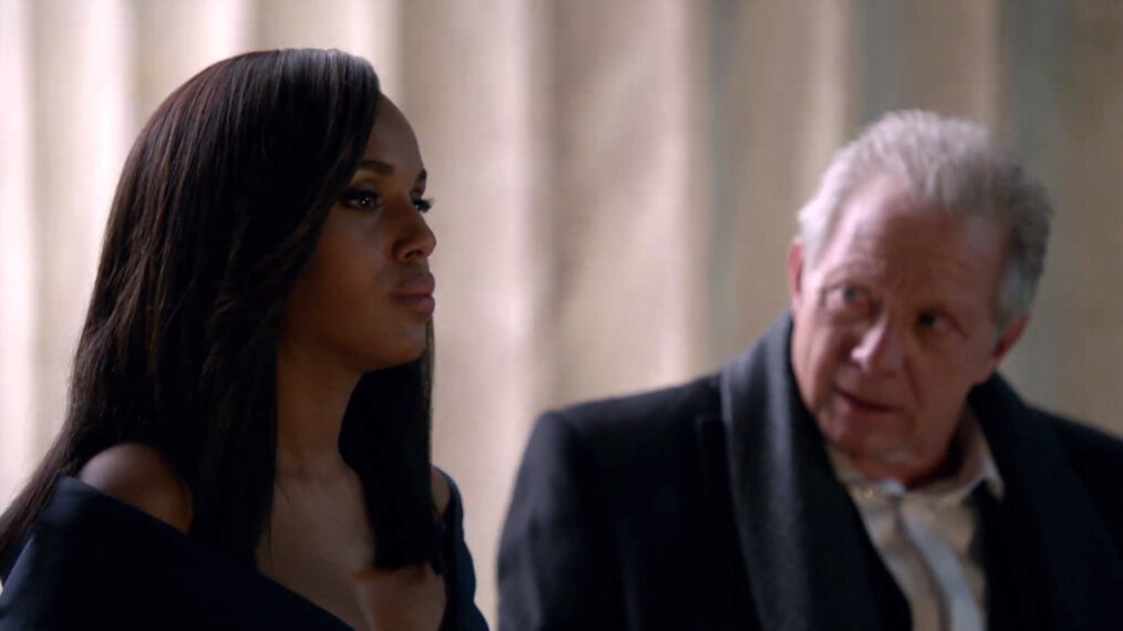 Kerry Washington as Olivia Pope and Jeff Perry as Cyrus Beene in 'Scandal'