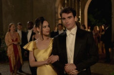 Sofia Carson as Anna and Corey Mylchreest as Jamie in 'My Oxford Year'