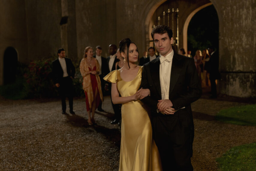 Sofia Carson as Anna and Corey Mylchreest as Jamie in 'My Oxford Year'