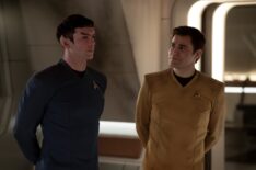 Ethan Peck as Spock and Paul Wesley as Kirk — 'Star Trek: Strange New Worlds' Season 3