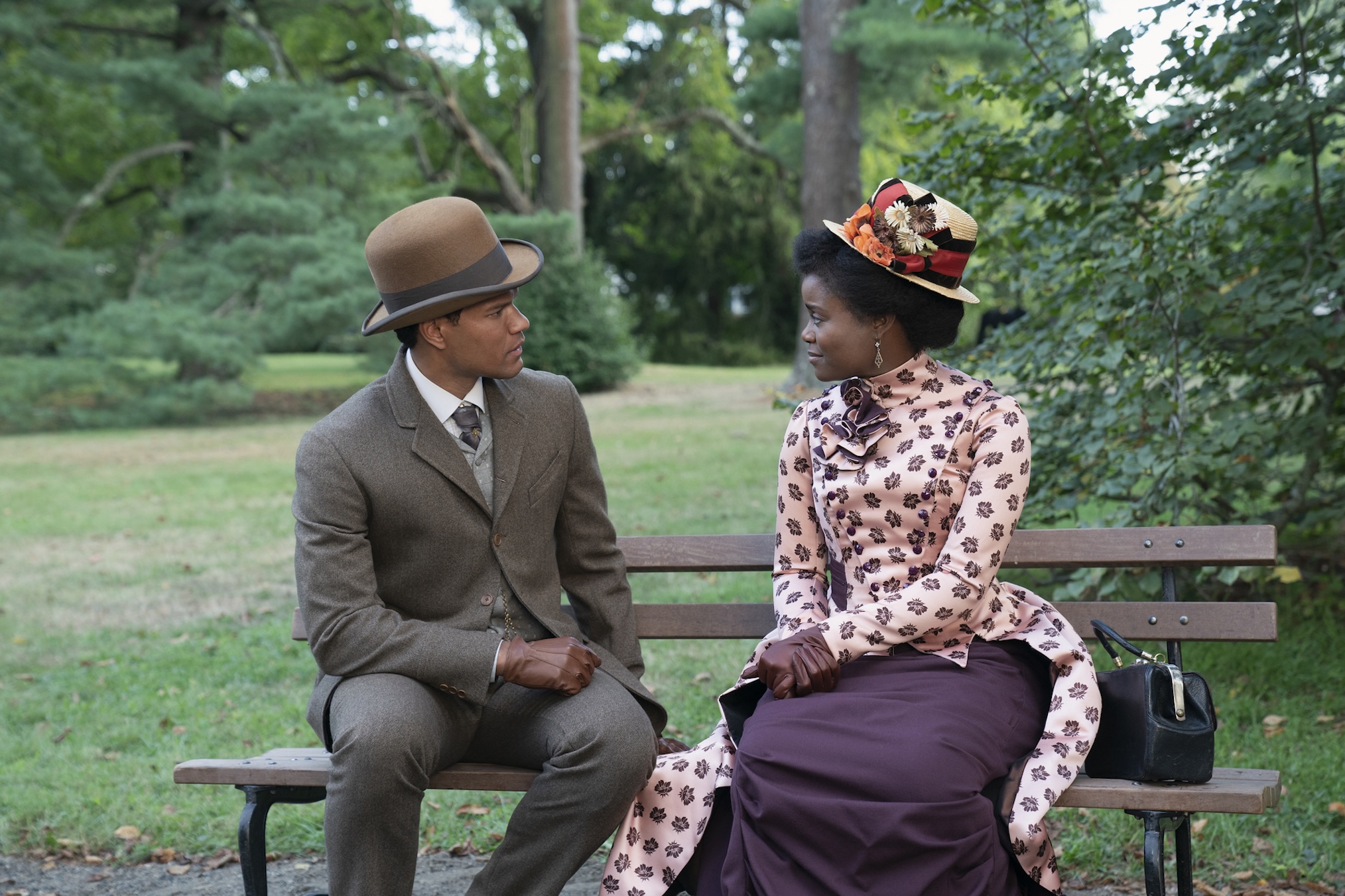 Sullivan Thomas and Denee Benton in 'The Gilded Age' Season 3