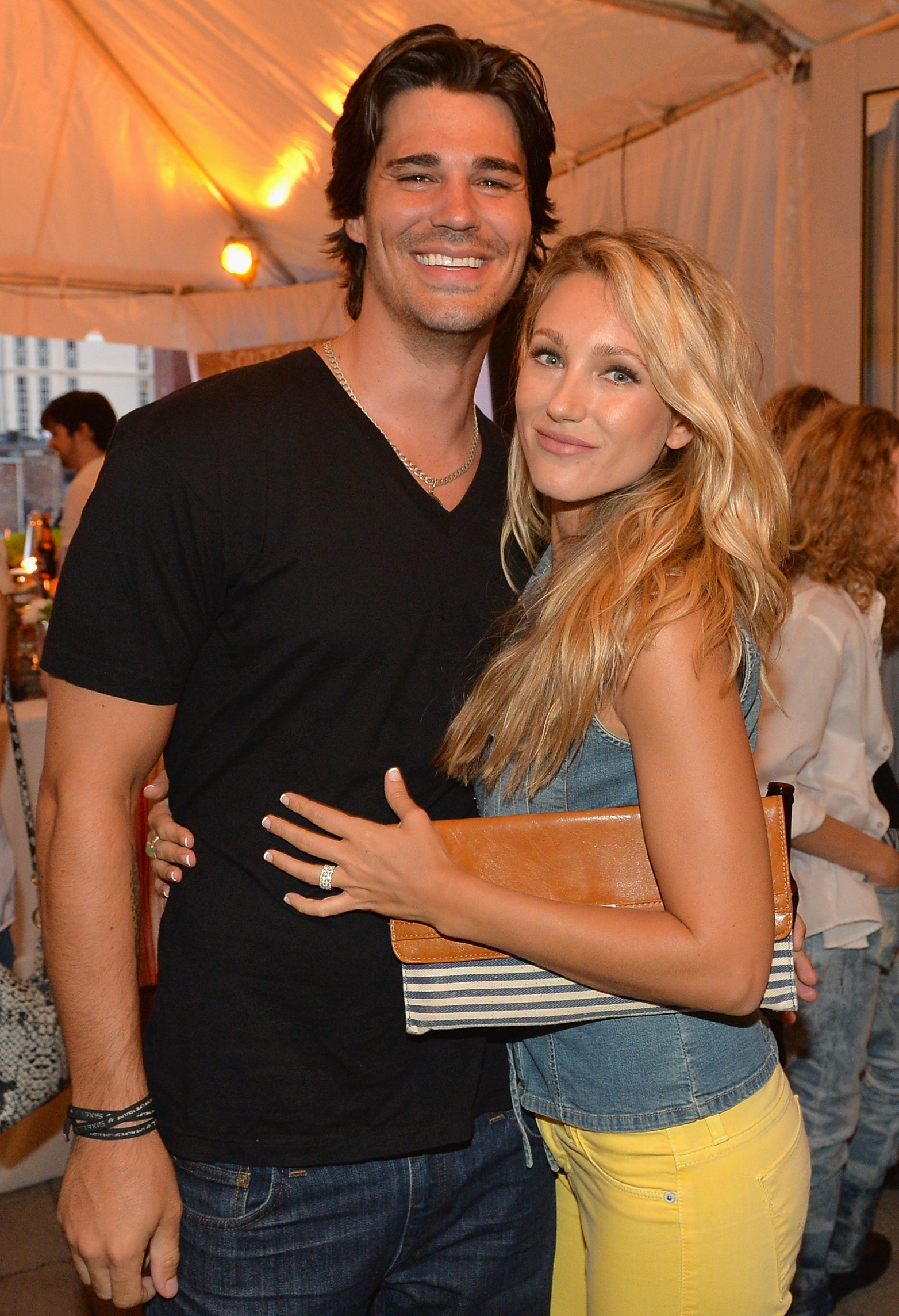 Keith Tollefson and Whitney Duncan attend the 21st Annual CAA BBQ at the CAA offices on June 3, 2013