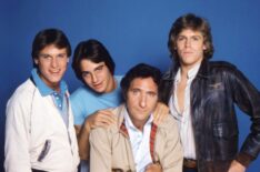 Randall Carver, Tony Danza, Judd Hirsch, and Jeff Conaway from Taxi