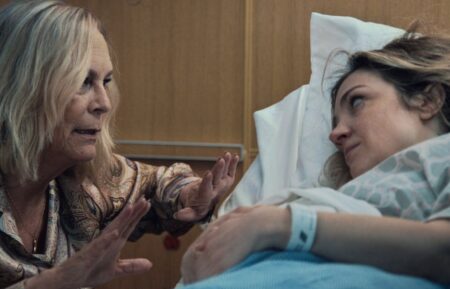Jamie Lee Curtis and Abby Elliott in 'The Bear' Season 3