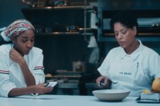 Ayo Edebiri and Liza Colon-Zayas in 'The Bear' Season 4