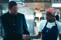 Ebon Moss-Bachrach and Ayo Edebiri as Richie and Sydney in 'The Bear' Season 4