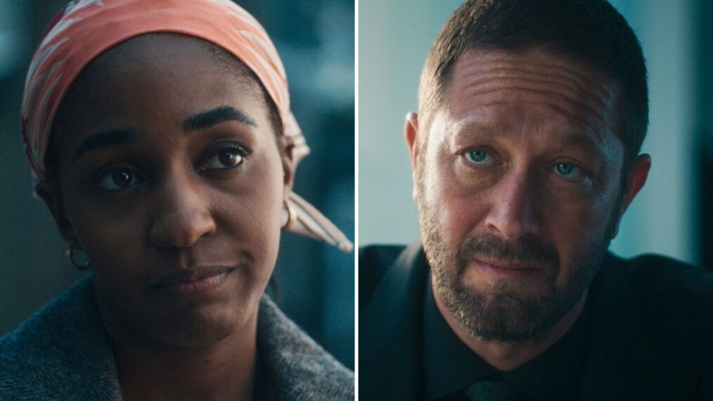Ayo Edebiri and Ebon Moss-Bachrach in 'The Bear' Season 4