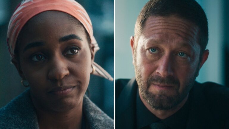 Ayo Edebiri and Ebon Moss-Bachrach in 'The Bear' Season 4