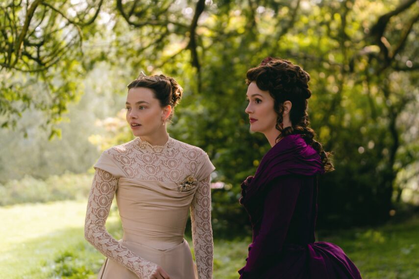 Kristine Froseth and Leighton Meester in 'The Buccaneers' Season 2