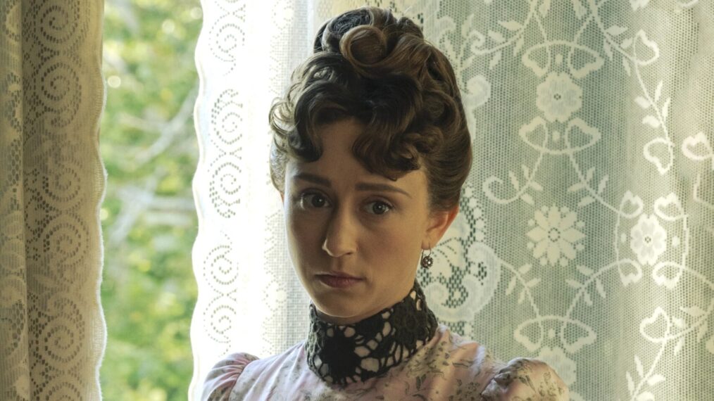 Taissa Farmiga as Gladys in 'The Gilded Age' Season 3 Episode 2