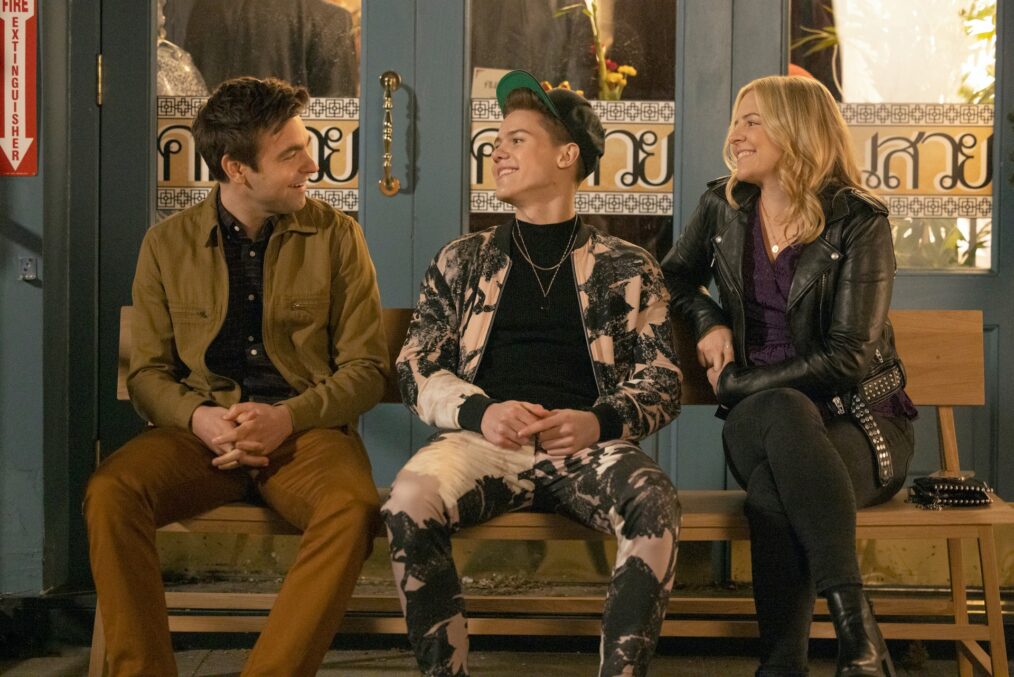 Drew Tarver, Case Walker, and Helene York in 'The Other Two'