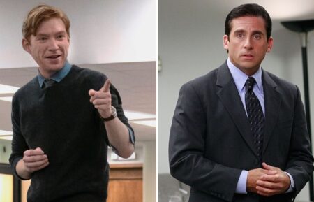 Domhnall Gleeson for 'The Paper' and Steve Carell for 'The Office'