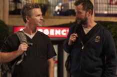 Shawn Hatosy and Noah Wyle in 'The Pitt' Season 1