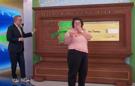 The Price Is Right contestant Brittany Thomas playing Check Game on June 5, 2025