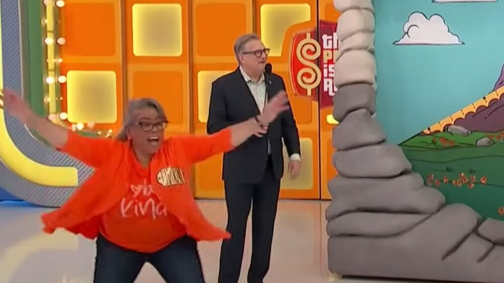 The Price Is Right contestant Charlene on June 24, 2025, playing Cliffhangers