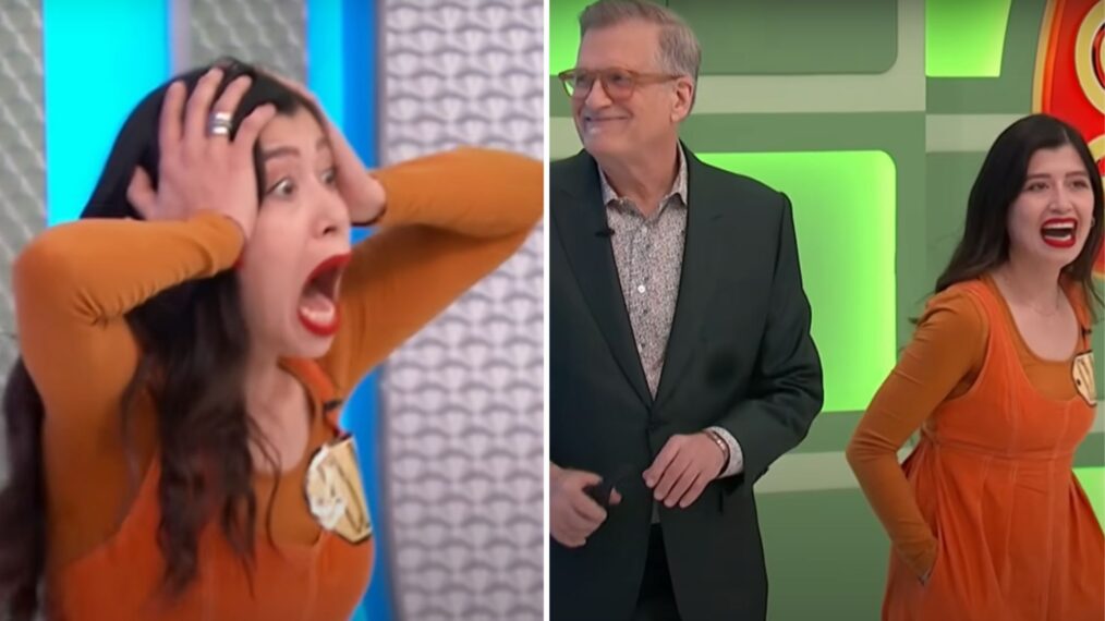 The Price Is Right contestant Claire Tongbalad winning a car on June 17, 2025