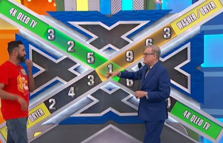 The Price is Right player David Sanchez on Friday, June 13, 2025, playing Double Cross